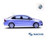 Замена выжимного подшипника, Sachs Volkswagen POLO седан