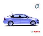 Замена задних тормозных колодок (барабан), Bosch Volkswagen POLO седан