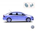 Замена передних тормозных колодок и дисков, пакет "Оригинал" Volkswagen POLO седан